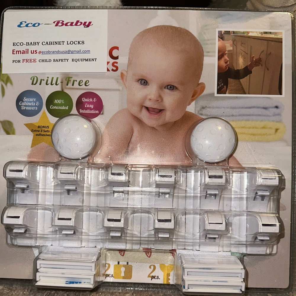 BRAND NEW!! Eco-Baby Magnetic Cabinet Locks.